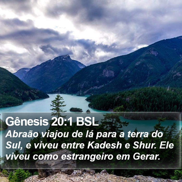 Gênesis 20:1 BSL Bible Study