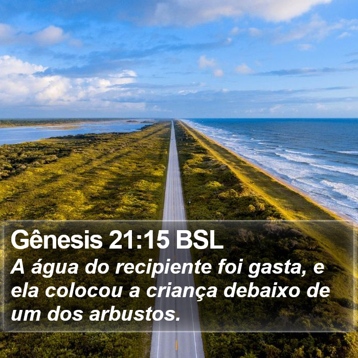 Gênesis 21:15 BSL Bible Study