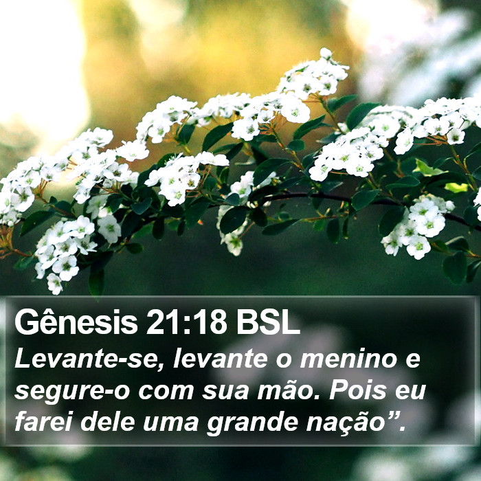 Gênesis 21:18 BSL Bible Study