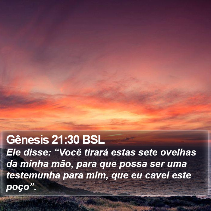 Gênesis 21:30 BSL Bible Study
