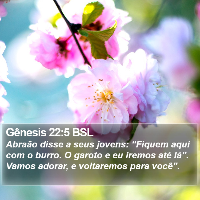 Gênesis 22:5 BSL Bible Study