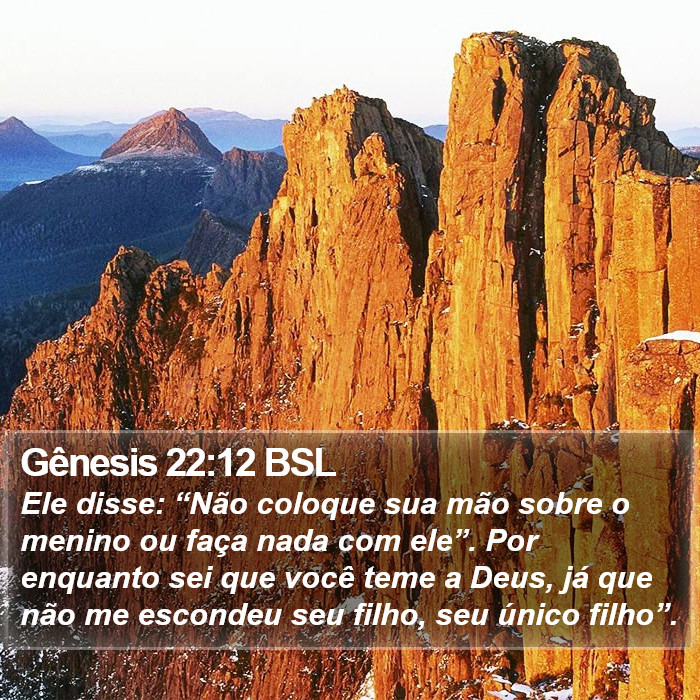 Gênesis 22:12 BSL Bible Study