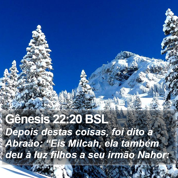 Gênesis 22:20 BSL Bible Study