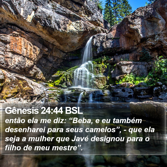 Gênesis 24:44 BSL Bible Study