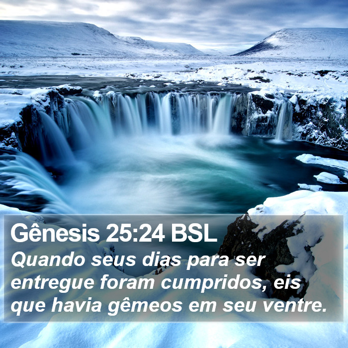 Gênesis 25:24 BSL Bible Study