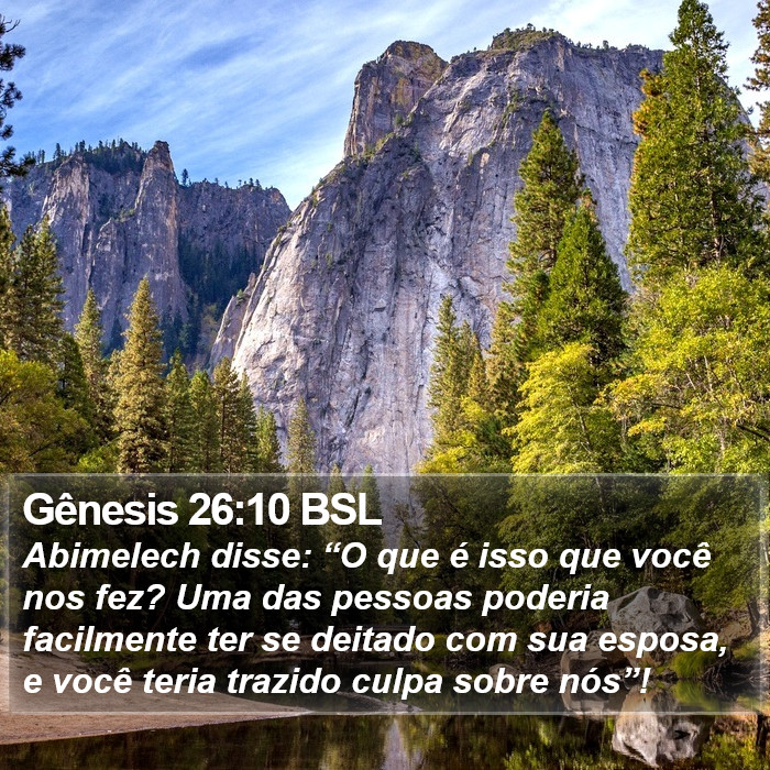 Gênesis 26:10 BSL Bible Study