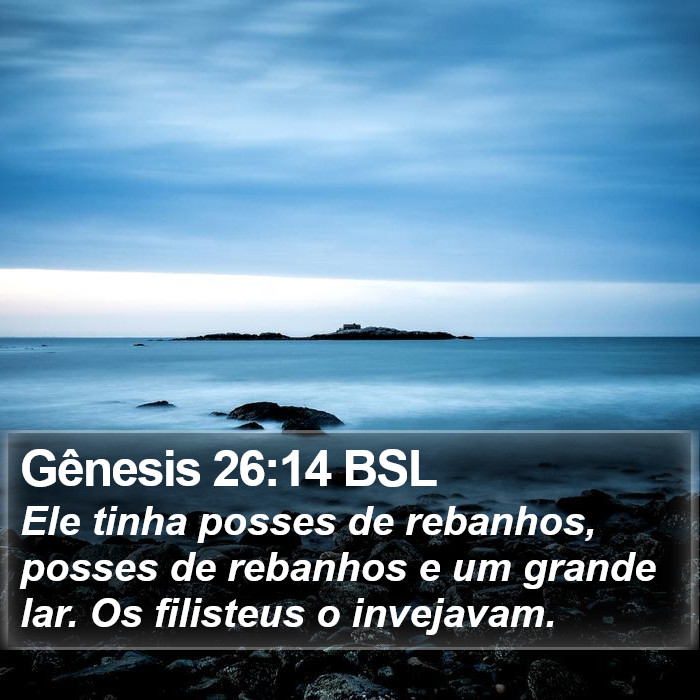 Gênesis 26:14 BSL Bible Study