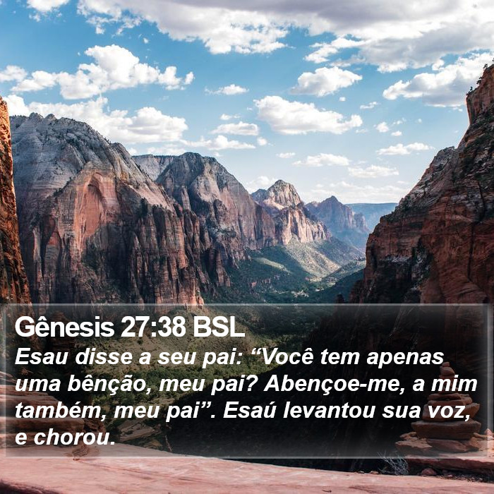 Gênesis 27:38 BSL Bible Study