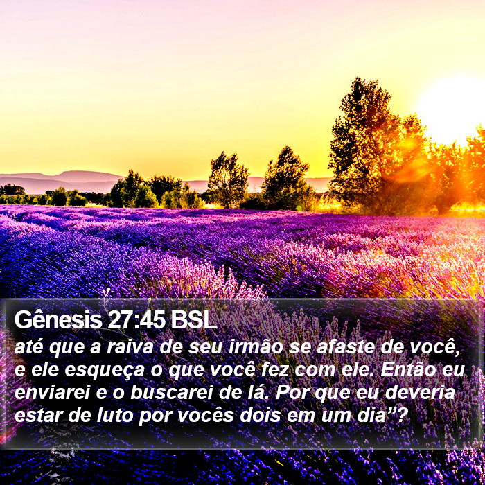 Gênesis 27:45 BSL Bible Study
