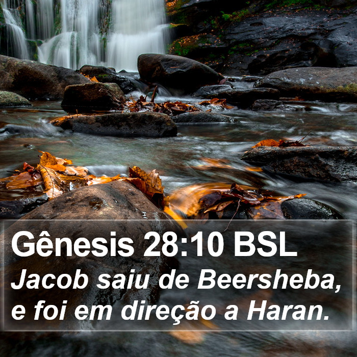 Gênesis 28:10 BSL Bible Study