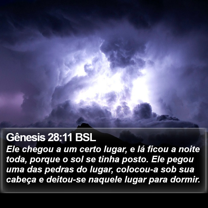 Gênesis 28:11 BSL Bible Study