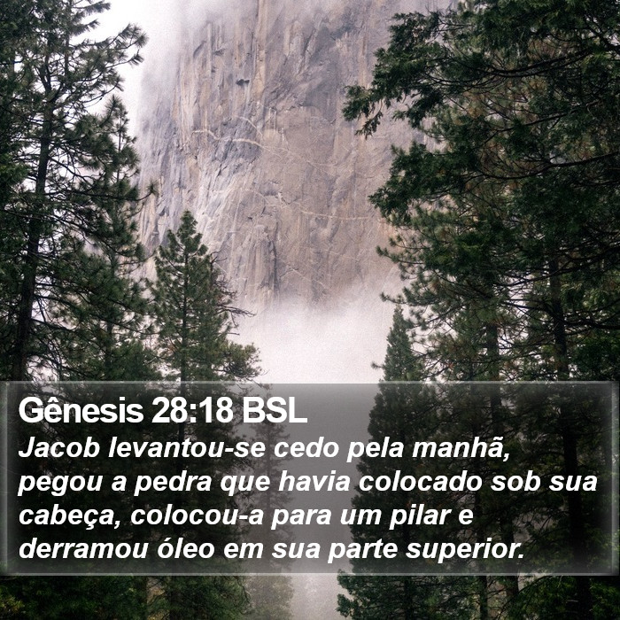 Gênesis 28:18 BSL Bible Study