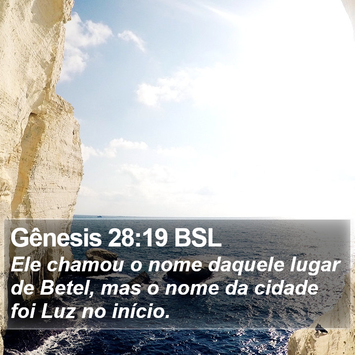 Gênesis 28:19 BSL Bible Study