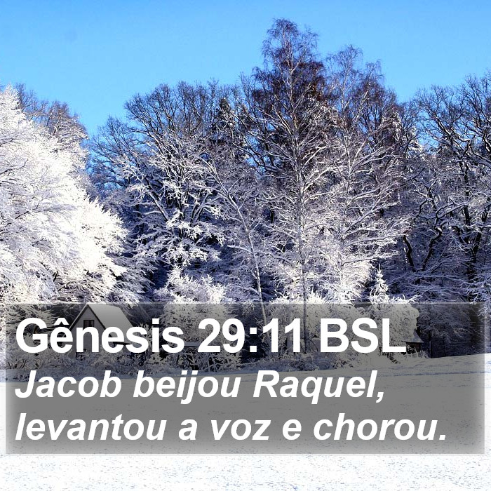 Gênesis 29:11 BSL Bible Study