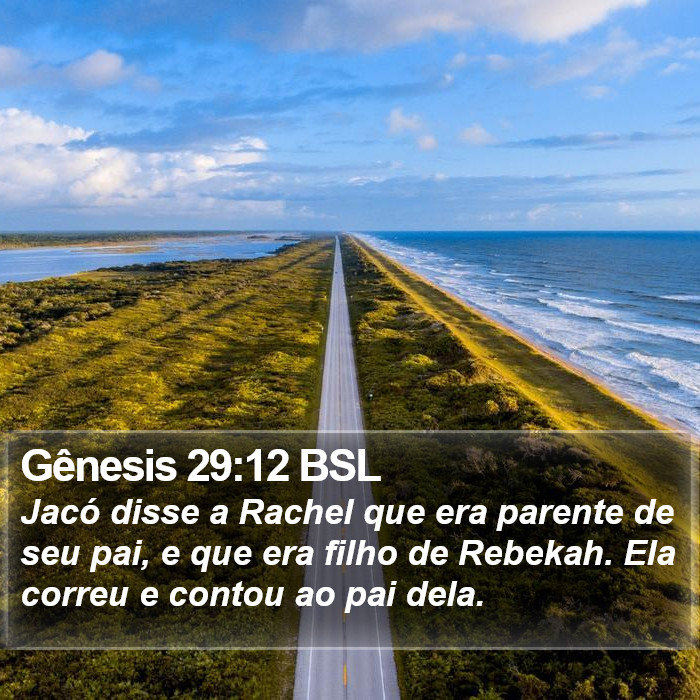 Gênesis 29:12 BSL Bible Study