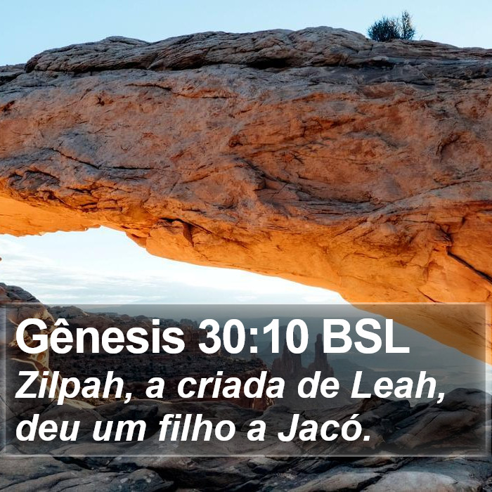 Gênesis 30:10 BSL Bible Study