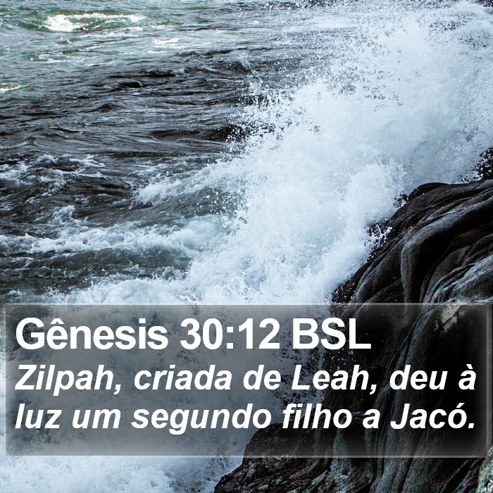 Gênesis 30:12 BSL Bible Study