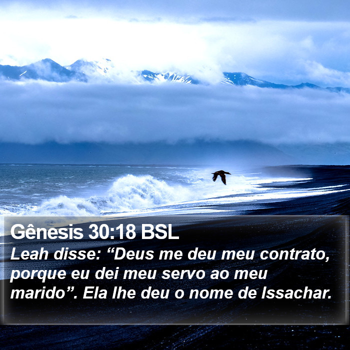 Gênesis 30:18 BSL Bible Study