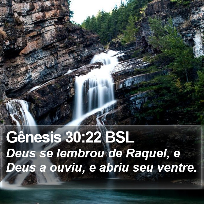 Gênesis 30:22 BSL Bible Study