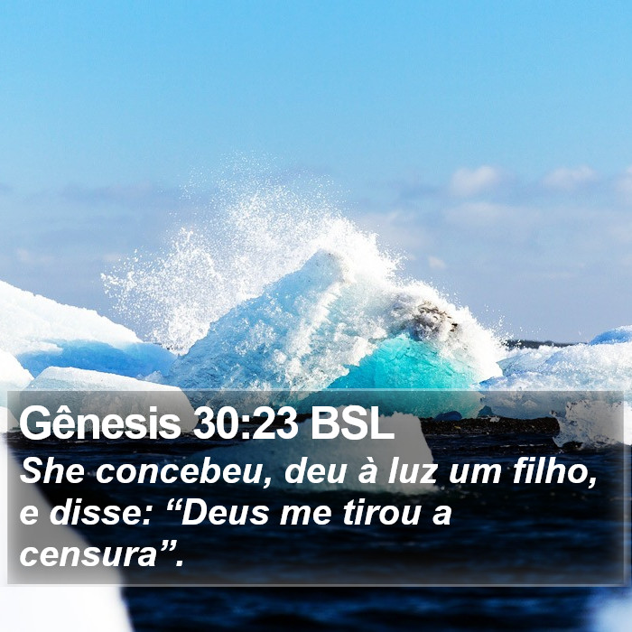 Gênesis 30:23 BSL Bible Study