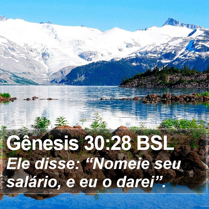 Gênesis 30:28 BSL Bible Study