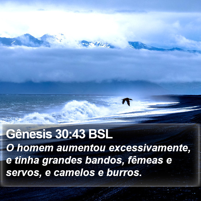 Gênesis 30:43 BSL Bible Study