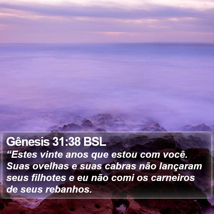 Gênesis 31:38 BSL Bible Study