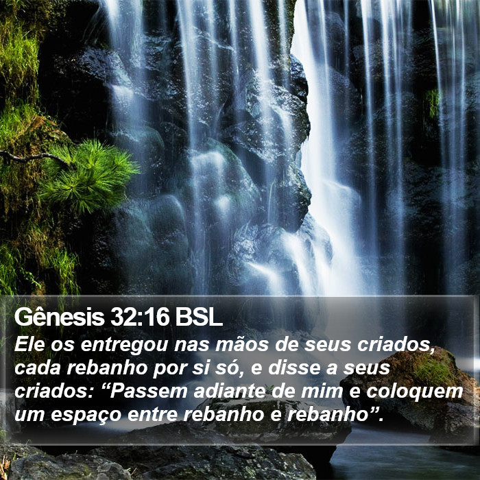 Gênesis 32:16 BSL Bible Study