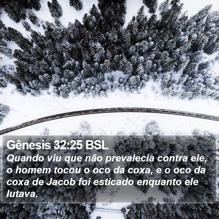 Gênesis 32:25 BSL Bible Study