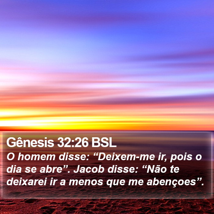 Gênesis 32:26 BSL Bible Study