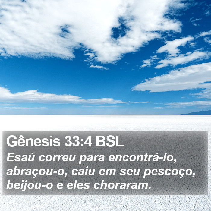 Gênesis 33:4 BSL Bible Study