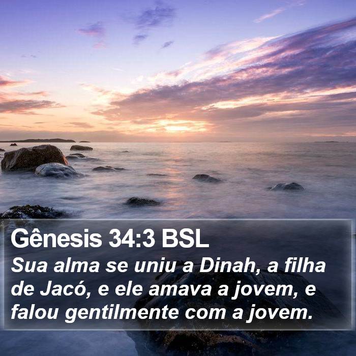 Gênesis 34:3 BSL Bible Study