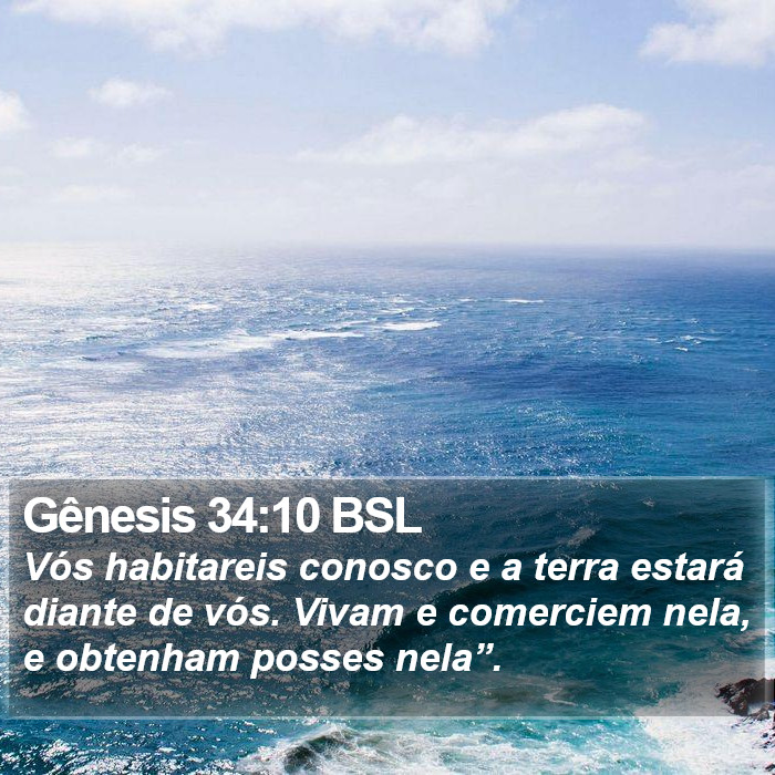 Gênesis 34:10 BSL Bible Study