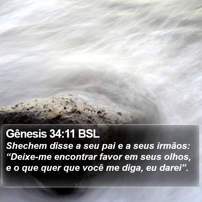 Gênesis 34:11 BSL Bible Study