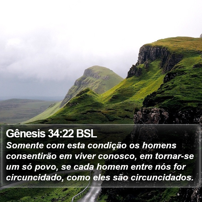 Gênesis 34:22 BSL Bible Study