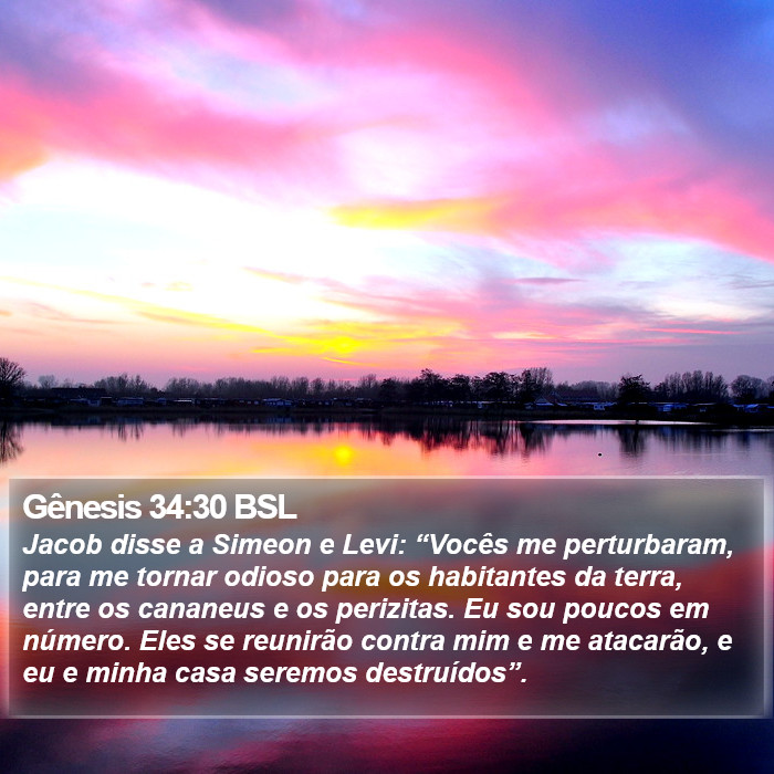 Gênesis 34:30 BSL Bible Study