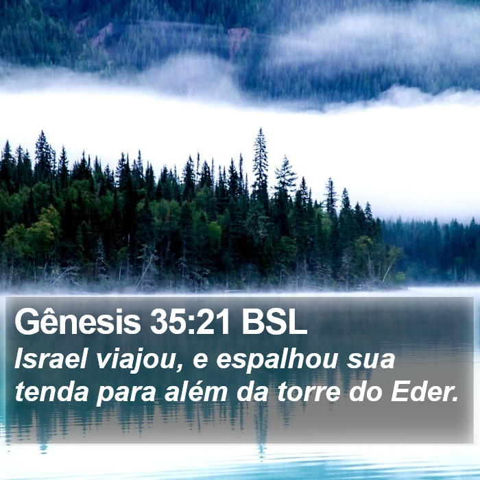 Gênesis 35:21 BSL Bible Study