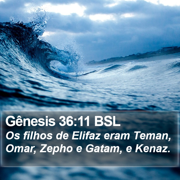 Gênesis 36:11 BSL Bible Study