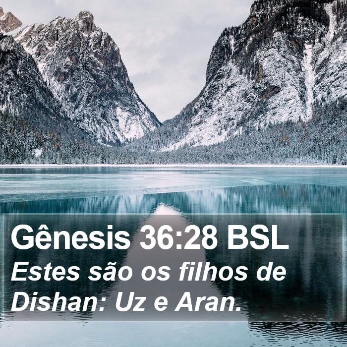 Gênesis 36:28 BSL Bible Study