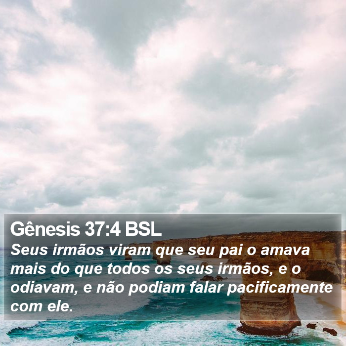 Gênesis 37:4 BSL Bible Study