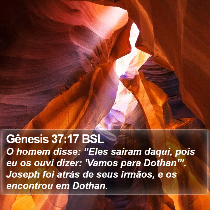 Gênesis 37:17 BSL Bible Study