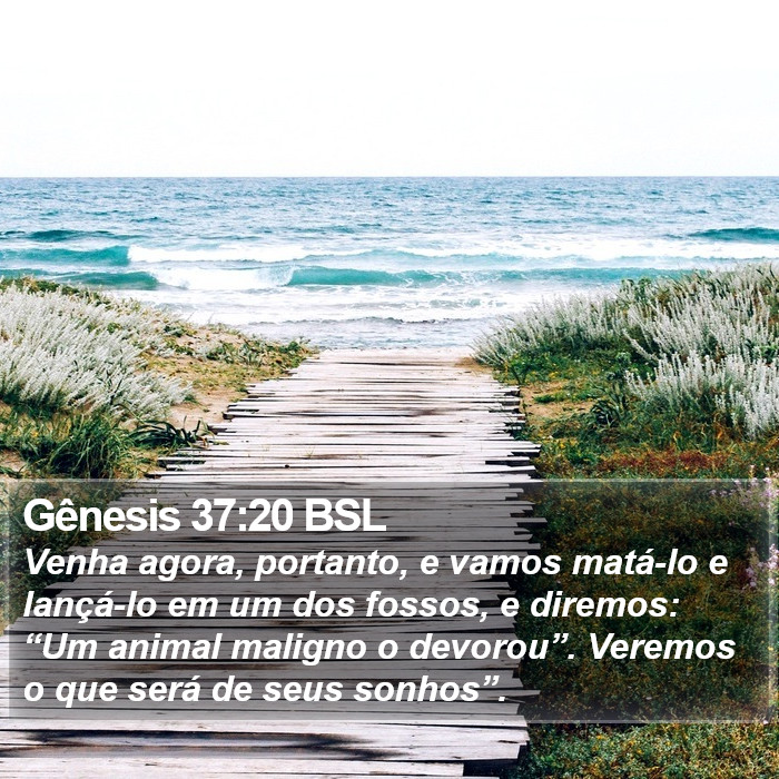 Gênesis 37:20 BSL Bible Study