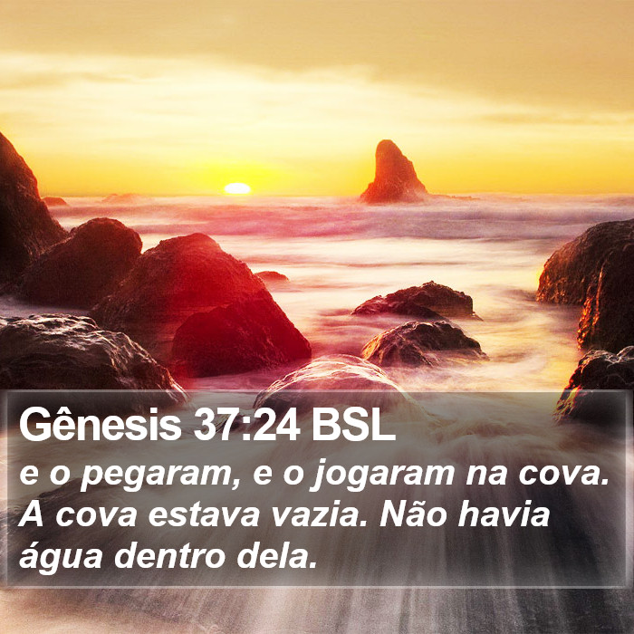 Gênesis 37:24 BSL Bible Study