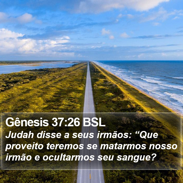 Gênesis 37:26 BSL Bible Study