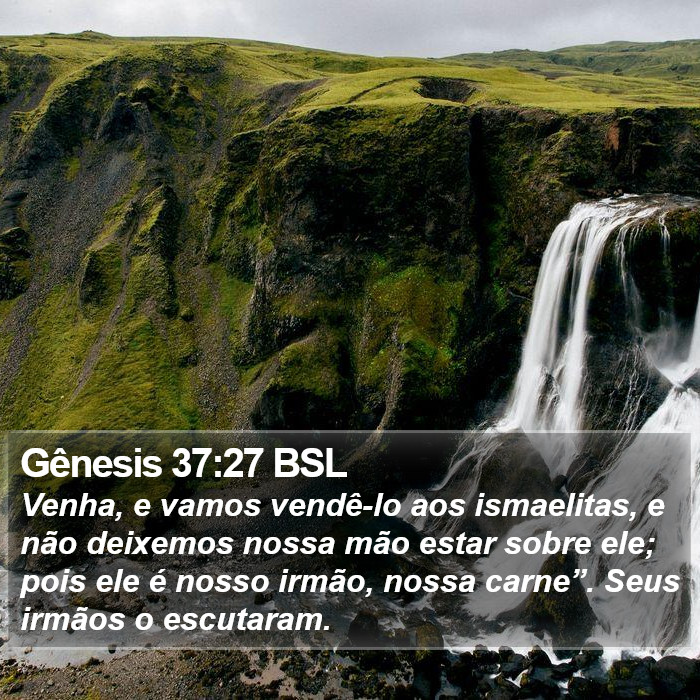 Gênesis 37:27 BSL Bible Study