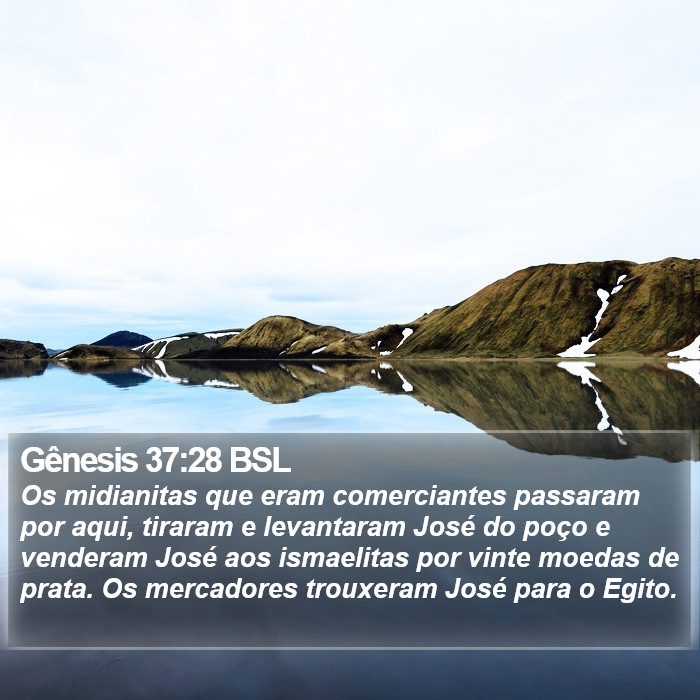 Gênesis 37:28 BSL Bible Study