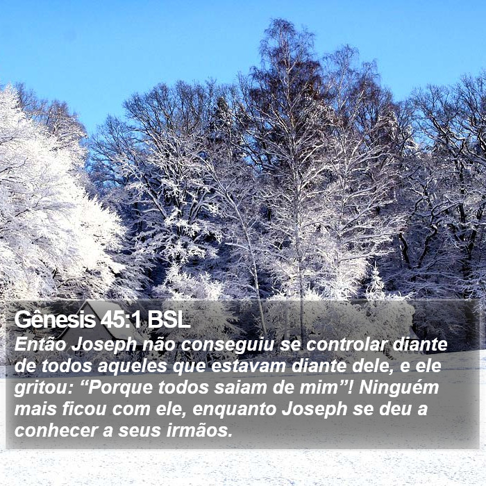 Gênesis 45:1 BSL Bible Study