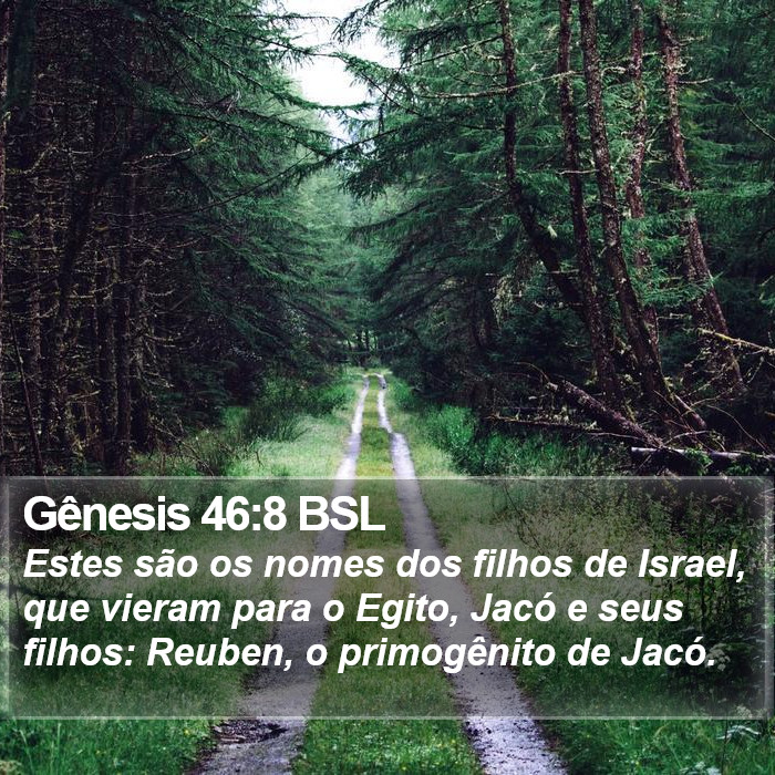 Gênesis 46:8 BSL Bible Study