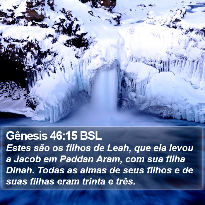 Gênesis 46:15 BSL Bible Study