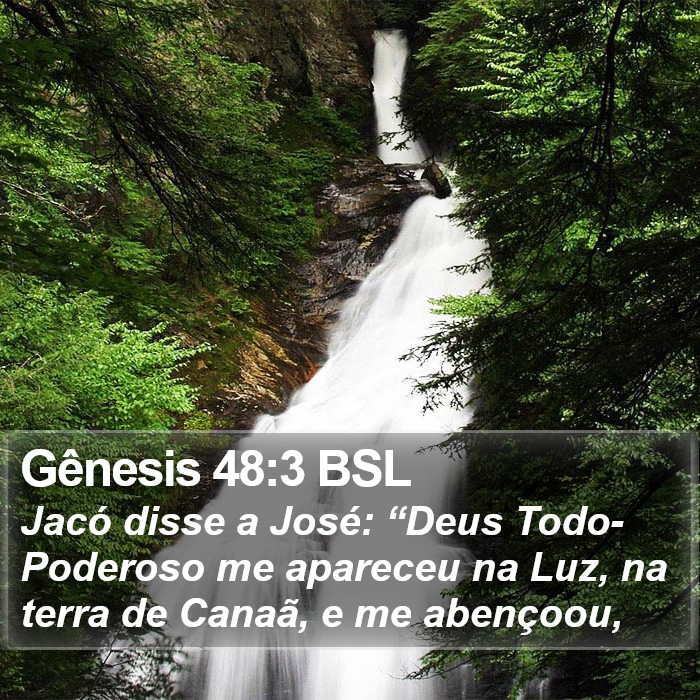 Gênesis 48:3 BSL Bible Study